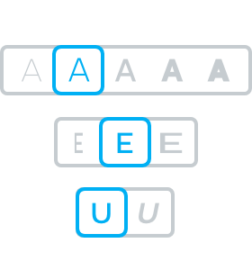 filter fonts