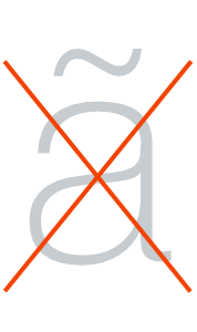 missing glyphs