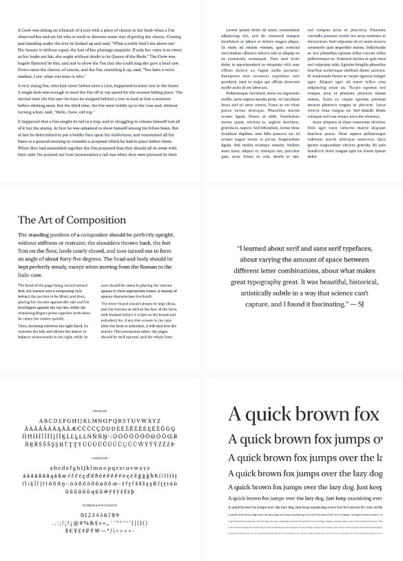 Default body text templates