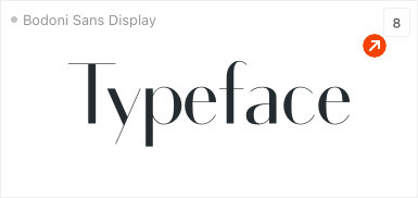 Group fonts by family