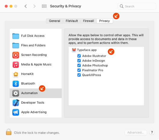 Adobe InDesign - Typeface App