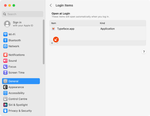 Launch Login Launch Typeface at login - Typeface App