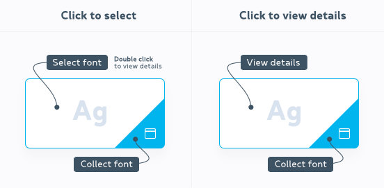 Default click action