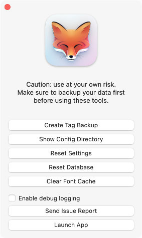 Typeface support tools